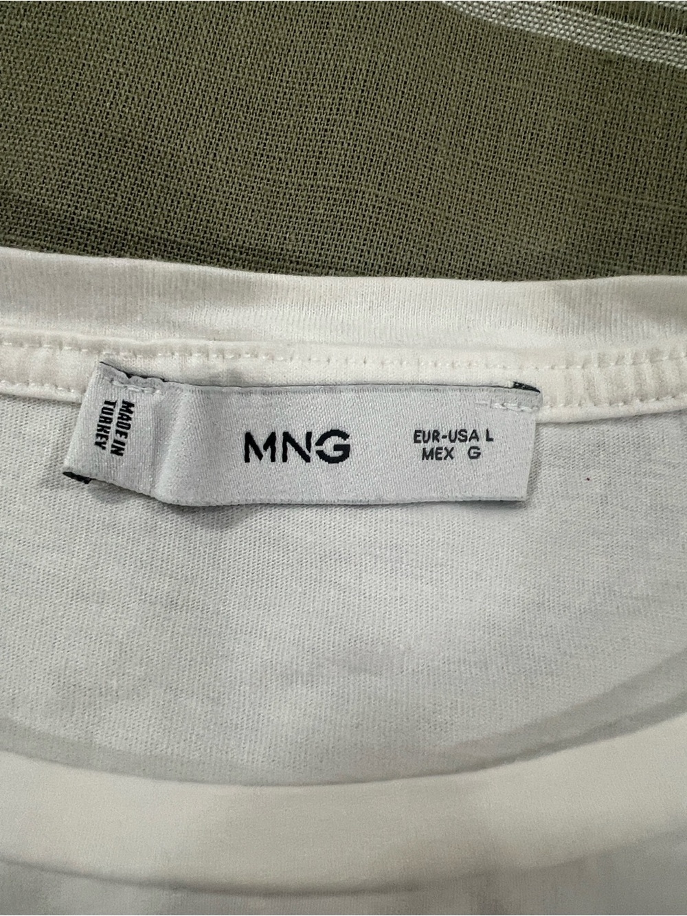 Mango White Eyelet Ruffle Tank Top - Picture 2 of 3